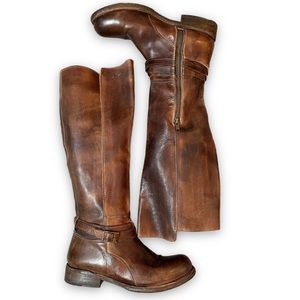 Bed Stu Women's Brown Bristol Equestrian Knee High Slouchy Riding Boots size 7